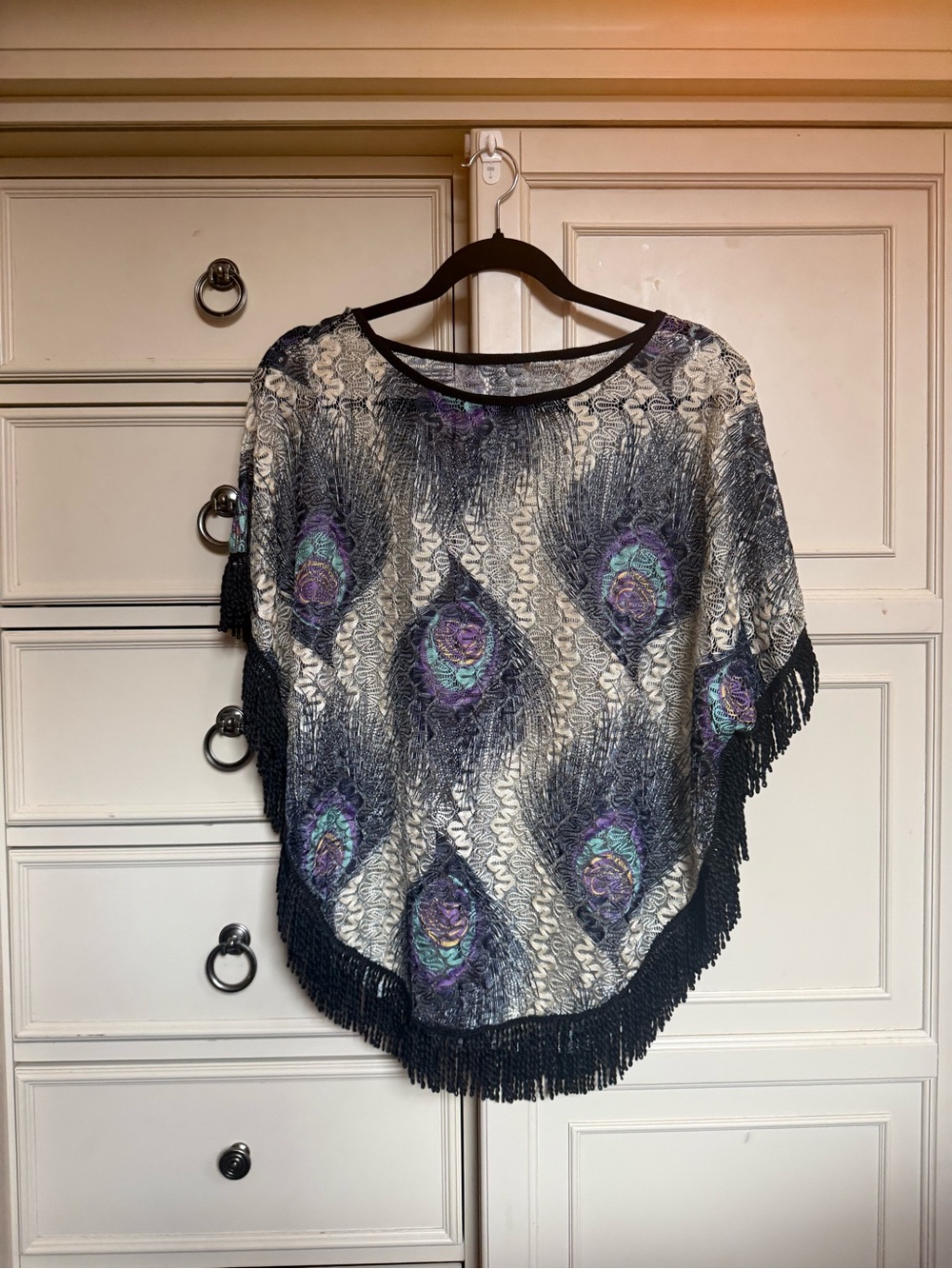 Delicate Peacock Shawl